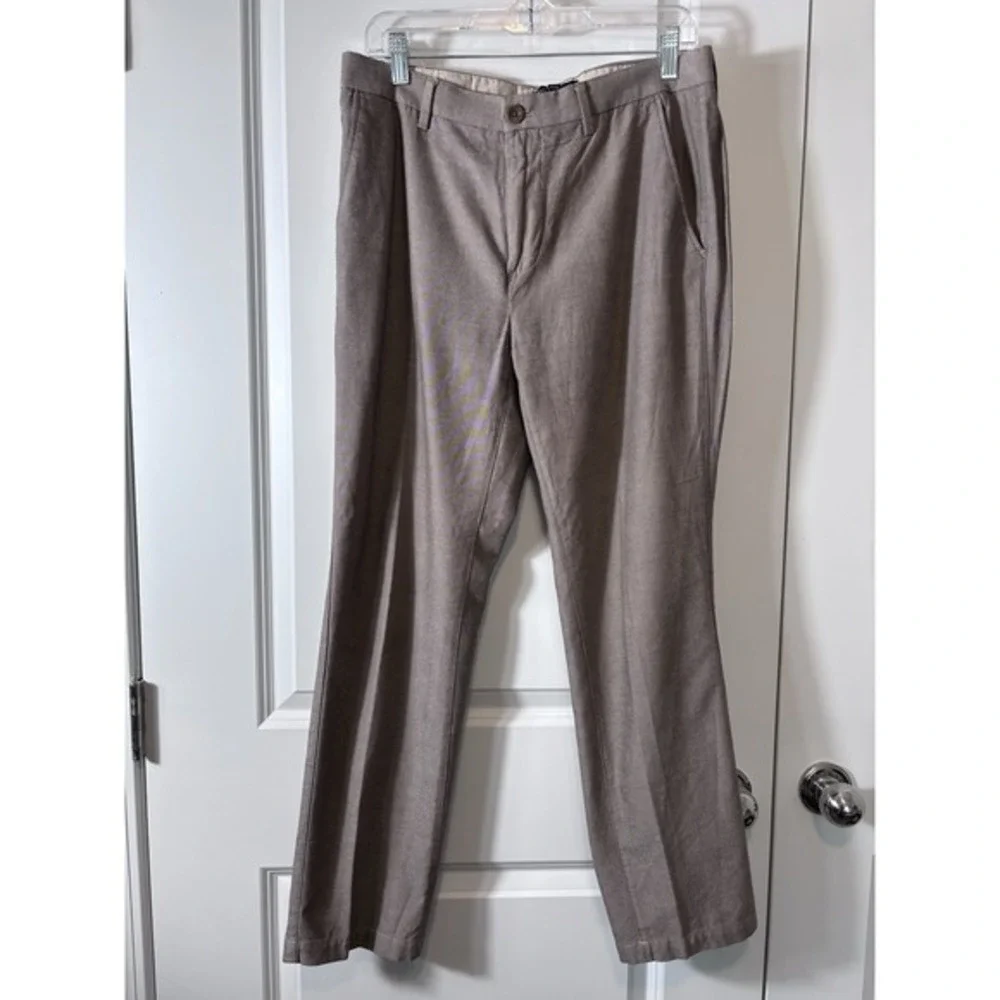 Banana Republic Kentfield Pant Beige Businesss‎ Casual Men's 32x30 100% Cotton